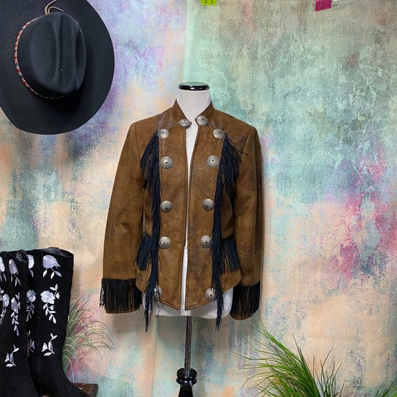 NWT📌CR RanchWear Show Stopper Faux Leather Jacket - Picture 1 of 16